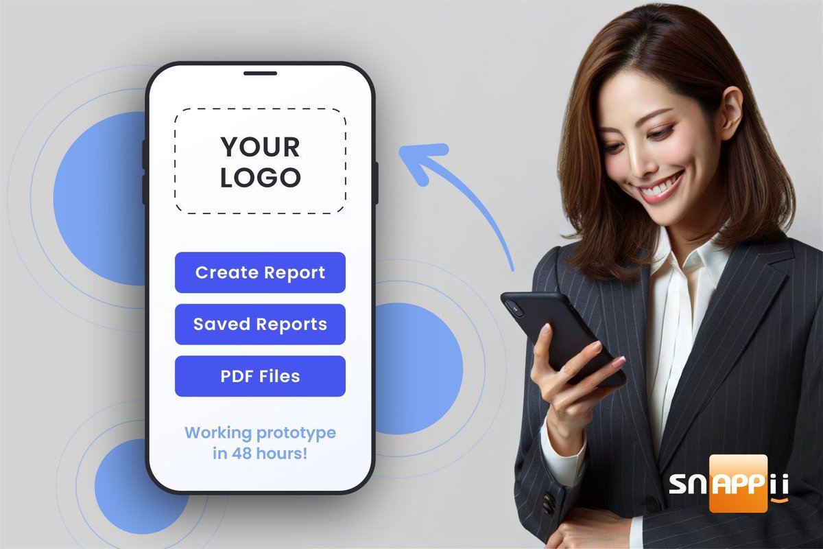 Snappii_app's tweet image. Don&apos;t just use an app — make it yours. We customize the majority of our Snappii apps to solve your specific business challenges. Learn more: bit.ly/2YWZ2wI #customapps