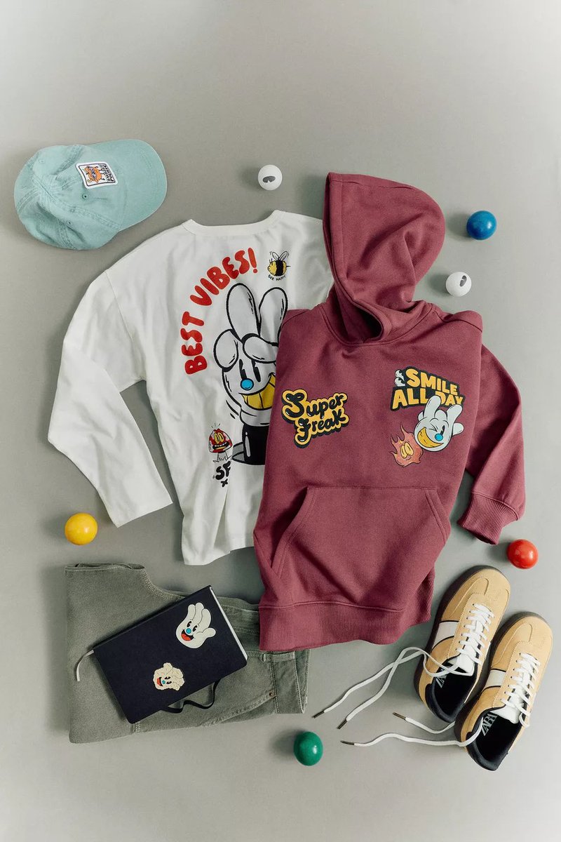5uperfreak's tweet photo. Insanely proud to share…

The official @5uperfreak x @ZARA Kids collaboration is now live &amp; available online all across the world! 🖐️ 

Available in stores globally soon. https://t.co/22UpMAZTUh