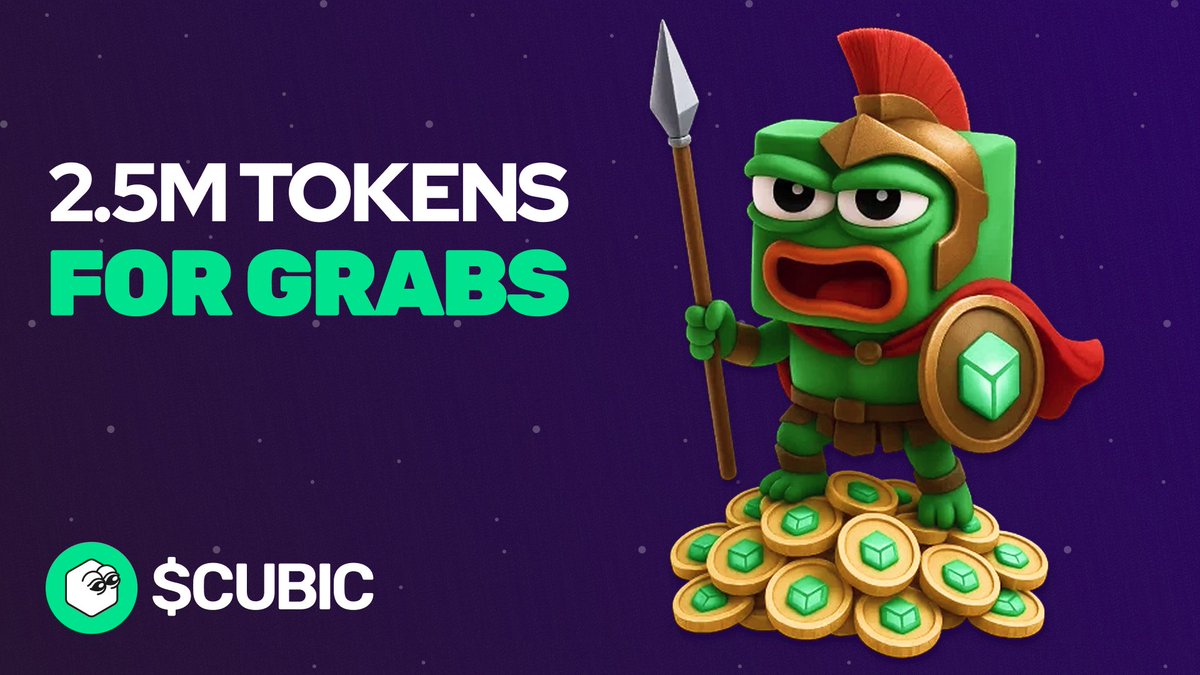 StaysCubic's tweet image. $CUBIC Trading Competition is here!
💰 Prize Pool: 2.5M $CUBIC
Swap it. Dump it. Pump it. Repeat.
Your total trading volume = your score
🕒 Oct 27 → Nov 3
Starts at 17:00 UTC
Trade on any platform you like — or choose Rubic:
app.rubic.exchange/?fromChain=SOL… 📈