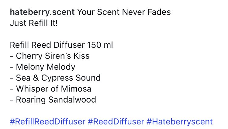 HBRcute's tweet image. #คัลแลน ทำชนิดเติมมาเสิร์ฟแล้วค่ะ 

hateberry.scent Your Scent Never Fades Just Refill It!

Refill Reed Diffuser 150 ml

Cherry Siren&apos;s Kiss
Melody melons
Sea &amp;amp; Cypress Sound
Whisper of Mimosa
Roaring Sandalwood

#RefillReedDiffuser #ReedDiffuser #Hateberryscent #CullenHateberry