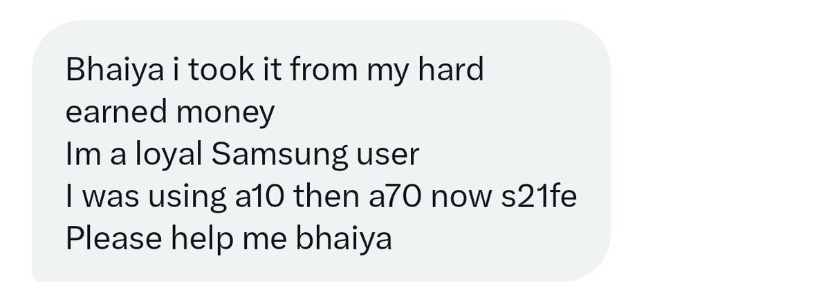 unboxmatrix's tweet photo. Every single day something like this happens. 💔

EVERY SINGLE DAY for the last 5-6 months ! 

It pains me to the core to see first time users, loyal users, even senior citizens being subjected to this harassment by a brand wherein issuing a no condition executive order for free screen replacement in specific countries is basically peanuts to them. 

Excellent ignorance at display & this goes as high up as you can possibly imagine. 

Nevertheless, the fight continues, a special mention to @tarunvats33 , Tarun makes it a point to either address the green line concern himself or redirect it to me, with this collective effort, help reaches where it's needed. 

I'll keep helping till I can , but I really can't recommend Samsung anymore, at least in India.