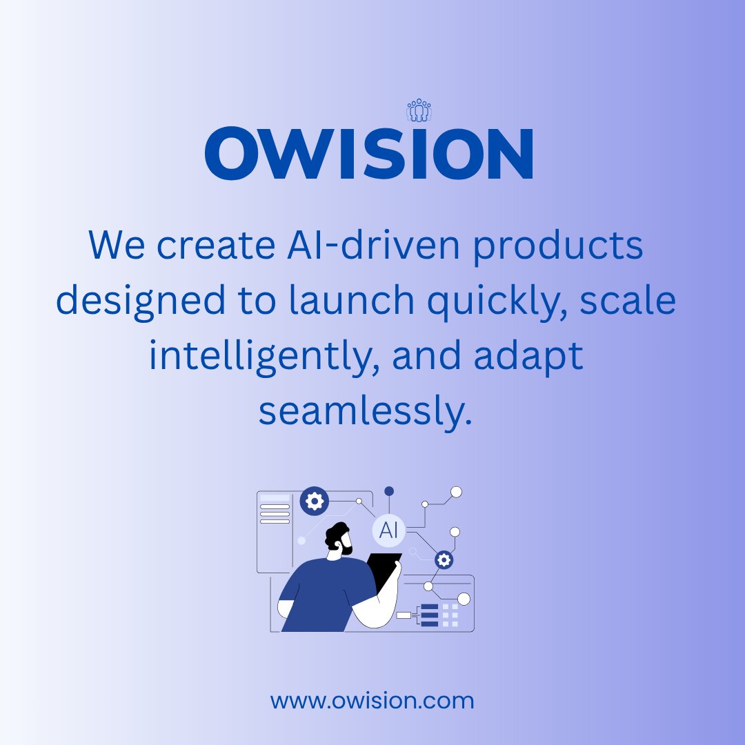 Owision_SE's tweet image. 🚀 AI isn&apos;t a feature — it’s the foundation.

At Owision, we weave automation and intelligence into every layer of your product.

#OwisionAB #WebDevelopment #MobileAppDevelopment #SoftwareDevelopment #CustomSoftware #ProductDevelopment #AIDrivenDevelopment #DigitalTransformation