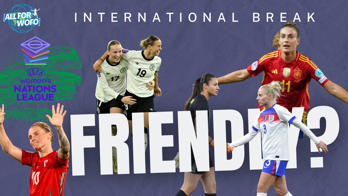 All For Women's Football (@allforwofo) on Twitter photo TONIGHT 8:30pm ⏰
We look back at the first set of international matches ahead of more this week.
Was England v Brazil a "Friendly"?
Goodbye Jess Fishlock
Who will make the Nations League Final?
Join us 🔗👇
youtube.com/live/REHZcYIxb… TONIGHT 8:30pm ⏰
We look back at the first set of international matches ahead of more this week.
Was England v Brazil a "Friendly"?
Goodbye Jess Fishlock
Who will make the Nations League Final?
Join us 🔗👇
youtube.com/live/REHZcYIxb…
