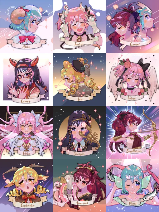 #まどかマギカ × 12星座💫 