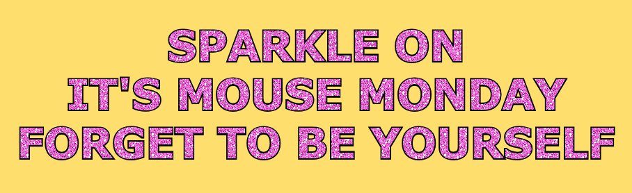 LowPolyMice's tweet photo. Sparkle On!

It's mouse Monday!

forget to be yourself https://t.co/0qdPMksJZy