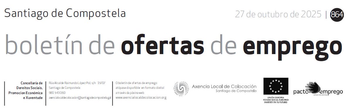 Xa está publicado na web o boletín de ofertas! tinyurl.com/mpzenfwa