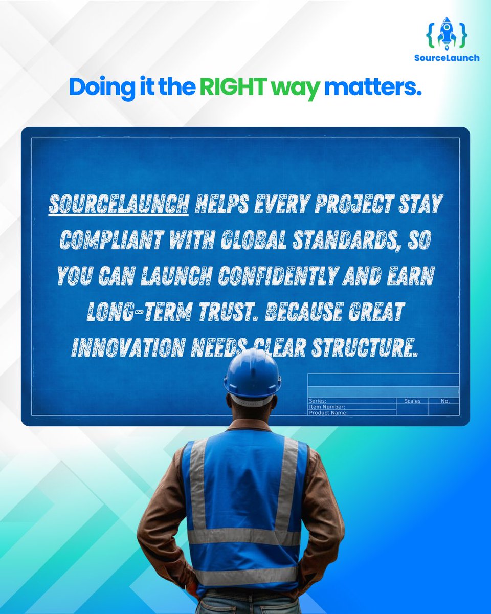 SourceLaunchio's tweet image. You don’t have to sacrifice safety for innovation.

SourceLaunch helps you stay compliant while building something that lasts.

Get started now with sourcelaunch.io