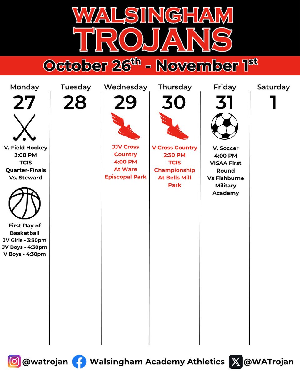 This Week in Trojan Athletic!!