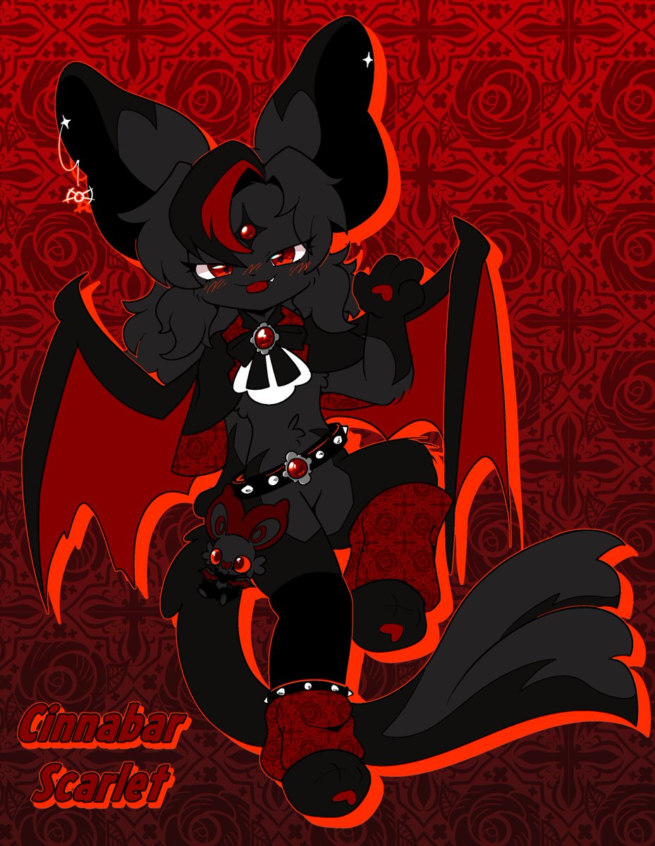 Scruffyeevee's tweet image. Vampire Espeon!!