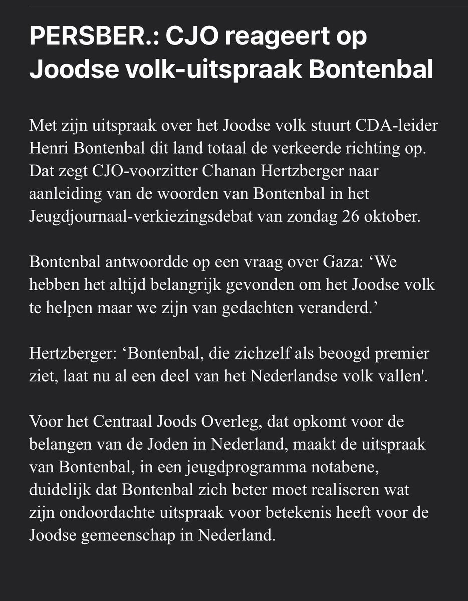 JoopSoesan's tweet image. Het CJO over de uitspraak van de Jodenhater Bontenbal
