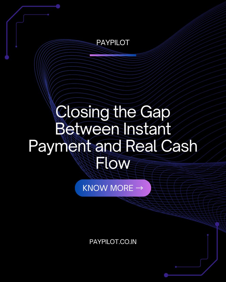 Paypilot25's tweet image. Say goodbye to cash flow delays! With Paypilot, close the gap between instant payments and real cash flow. UPI, NetBanking, or Cards. get your money instantly and fuel your growth!

#Paypilot #CashFlowSolution #InstantPayments #PaypilotIndia #BusinessGrowth #EcommerceSuccess