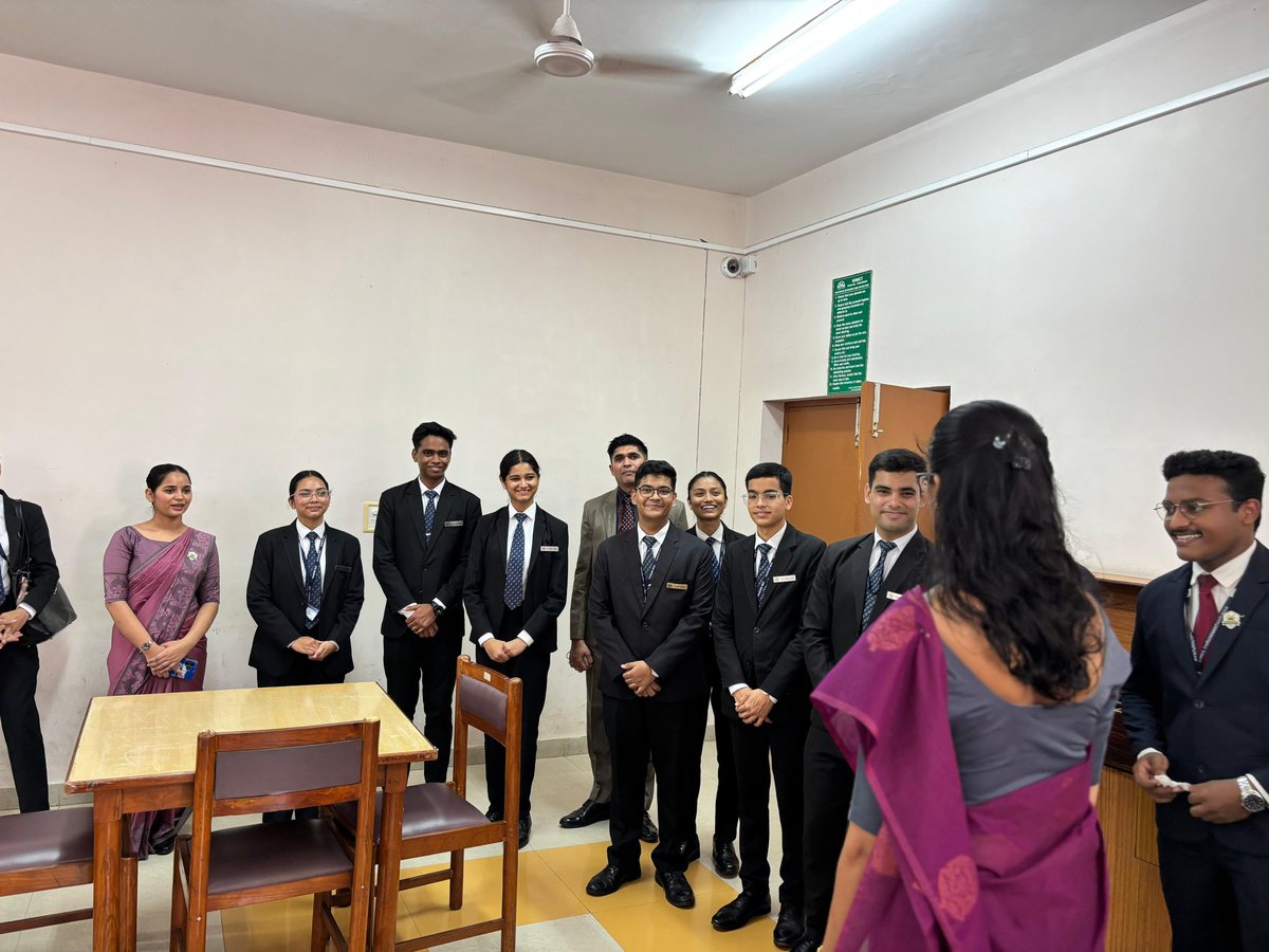 A warm welcome to the IHM Bhopal team! ✨
Day 1 of our Bridging Campuses exchange began with an inspiring address &amp; campus tour — marking the start of six days of learning and cultural exchange. 🌿📚

#BridgingCampuses #IHMThiruvananthapuram #IHMBhopal #HospitalityEducation