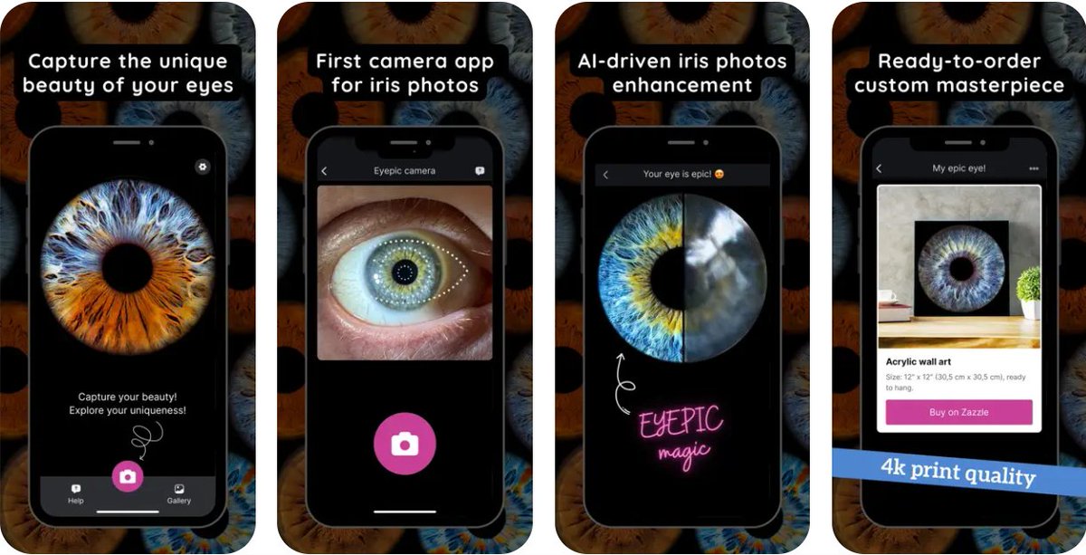 TechVirtous's tweet image. Eyepic App Brings a New Perspective to Self-Portraits

Read More: techvirtous.com/2025/10/eyepic… 
for IOS: apps.apple.com/us/app/eyepic-…
for Android: play.google.com/store/apps/det…
website: eyepic.app

#AiPhotoEnhancer #EyePhoto #IrisPhoto #IrisImage #ImageEnhancer #IOS #Android