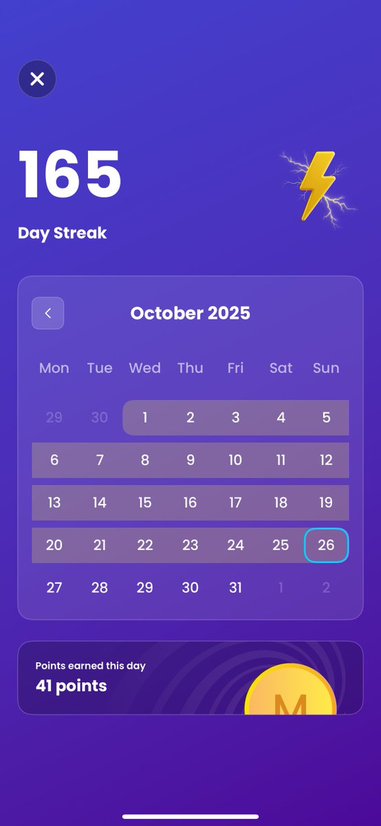 maydayforlife's tweet photo. @MondlyLanguages Looks like something wrong with your iOS app's calendar handling.
Streak calendar screen is correct, but the daily lesson calendar is 1-day off. https://t.co/0ipvT6VVjk