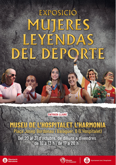 #PaulaCrespí llegenda de l'esport! Exposició fins al 31 d'octubre al Museu de l'Hospitalet (l'Harmonia) #DonesReferentsLH #esports