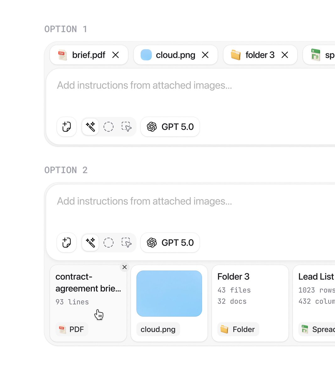 Option 1 or option 2?  📂 By <a href="/_heyrico/">rico</a>