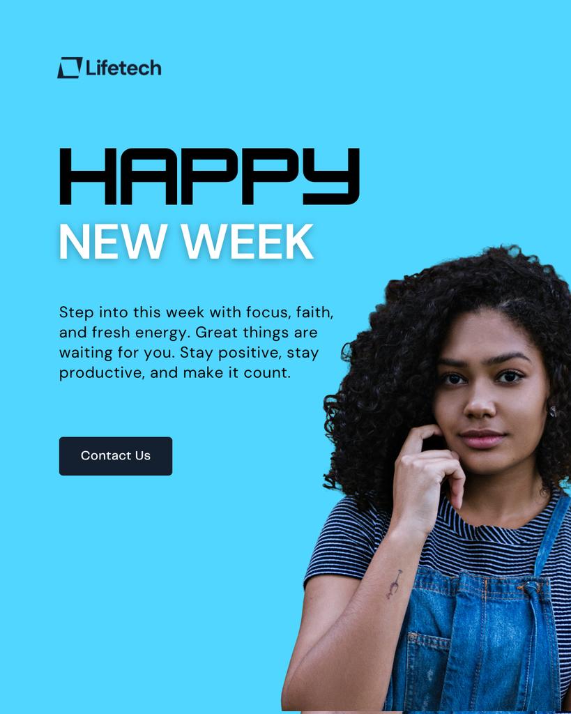 Ltconsults's tweet image. Happy New Week! ✅️

Step into this week with focus, faith, and fresh energy. 

Great things are waiting for you. Stay positive, stay productive, and make it count. 💯

#newweek #monday #lifetech #energy #positive