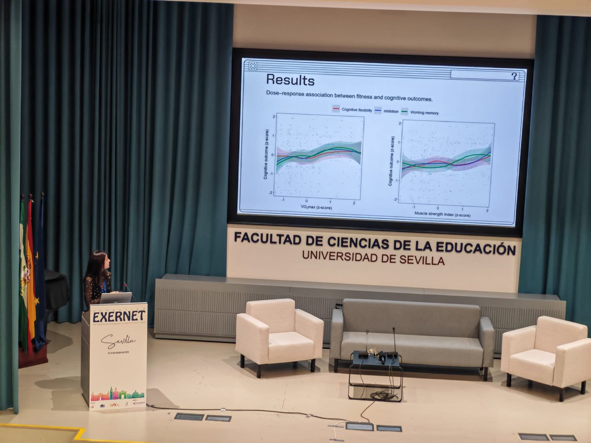 CESS_UCLM's tweet photo. El fin de semana pasado, el Cess estuvo en Sevilla en el IX Simposio Exernet @exernet2025  sobre "Salud y bienestar a través del ejercicio". Investigadores presentaron estudios y proyectos del Centro de Estudios Sociosanitarios.
https://t.co/Inou5wtsRt
#Exernet2025 https://t.co/g6Qy2OIf9k