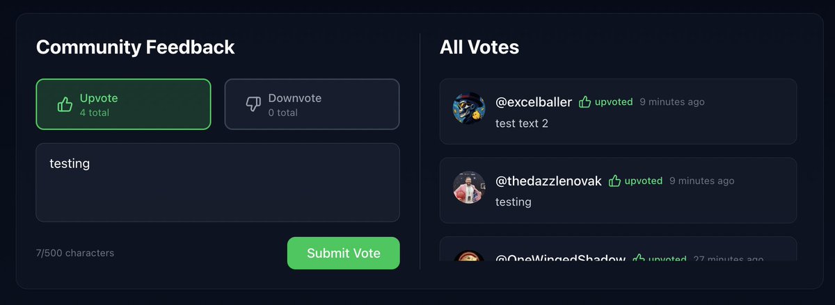 0xpl3b's tweet image. Gm ☕️
 
Kicking off the week with a new release on @LynxGraph 

The new Community feedback system lets you
• Vote on user profiles
• Share why you voted with comments
• See community sentiment at a glance