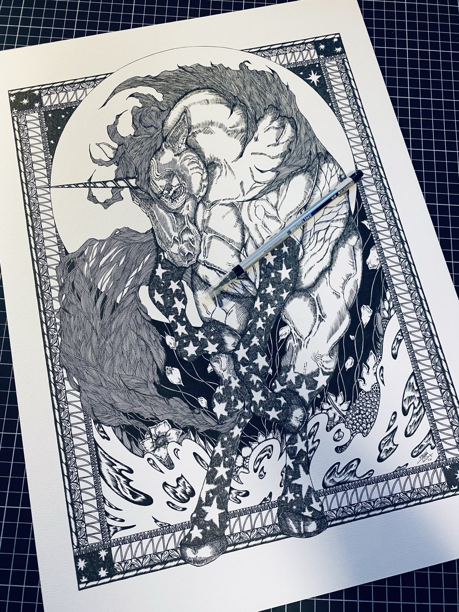 原 良輔/ 筆ペン画家 on X