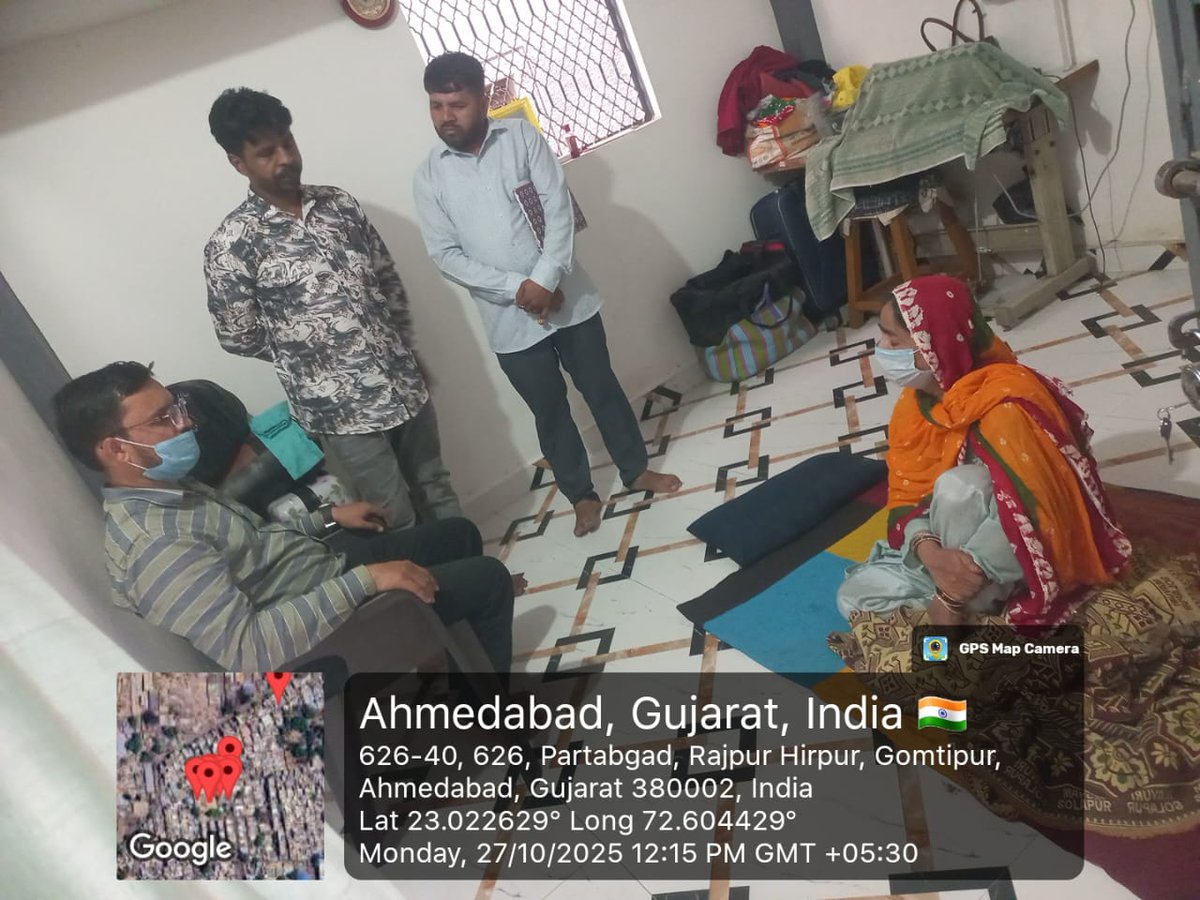 dsbccAmc's tweet image. AMC આરોગ્ય વિભાગ
Naroda Rd, New Ambawadi અને Rakhiyal UHC દ્વારા TB નિયંત્રણ હેઠળ  ઘર મુલાકાત, અનિયમિત દર્દીઓની રિટ્રીવલ તથા અનુસરણ કામગીરી.
ક્ષયમુક્ત અમદાવાદ તરફ સતત પ્રયાસ.
#EndTB #TBMuktBharat #AMCHealth #PublicHealth #TBFreeAhmedabad