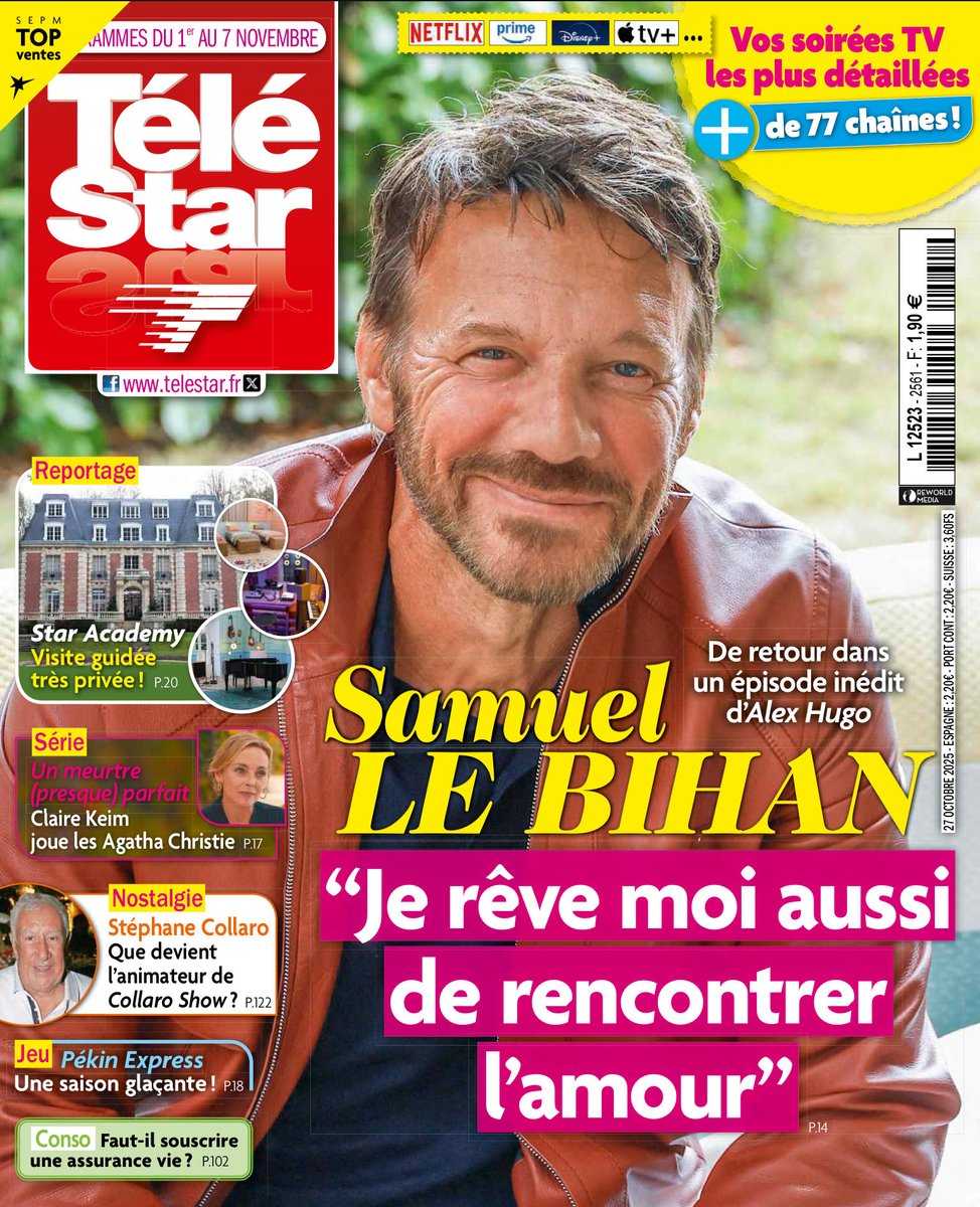 #LesMédiasEnParlent #AlexHugo #france3 <a href="/FranceTV/">France tv</a>

📰 En Une cette semaine <a href="/Telestarmag/">TéléStar</a> <a href="/SamuelLeBihan/">Samuel Le Bihan</a> 

🙏🏼<a href="/Linda_Bouras/">Linda Bouras</a> <a href="/NathalieVigneau/">Nathalie Vigneau</a> 

➡️ mardi 04.11 à 21.10 sur #France3 et sur France.tv
☀️