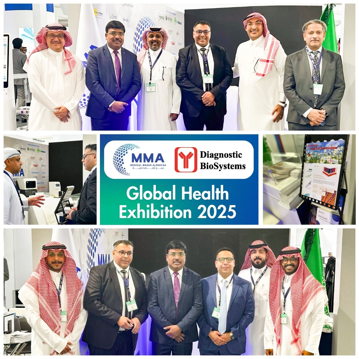 DBS_DxBioSystem's tweet image. An impactful start to Global Health Exhibition 2025! #IHC #globalhealthsaudi
Meet us at the Global Health Exhibition, Riyadh, Saudi Arabia — October 27–30, 2025. 
📍 Visit us at Booth H5.C99 and discover how we can support your day-to-day IHC solutions with quality and precision.