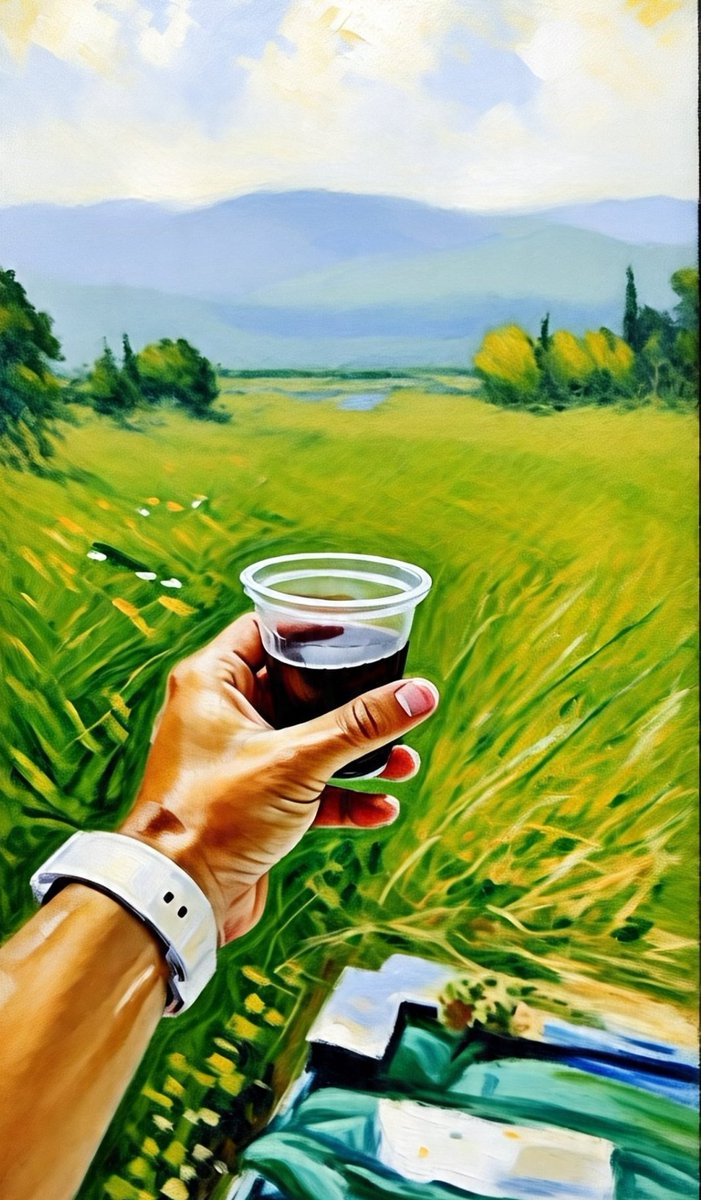 imsa143's tweet image. #Shivapuri_Hike
#Jamocha
#In_search_of_inner_peace
#Full_of_fun
#Meta_AI_Painting😂
🥰☺️