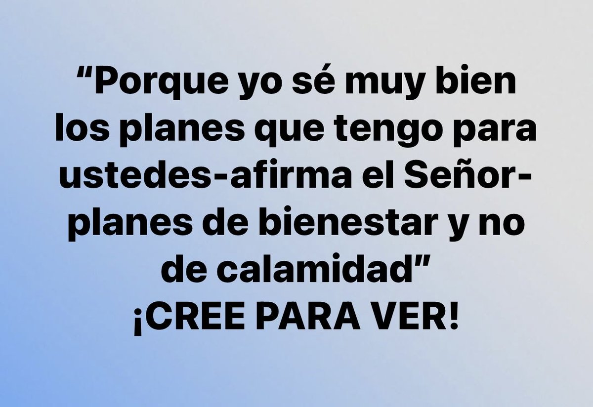 Busca a Dios, su plan es bueno.