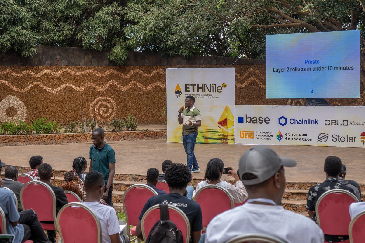 nasasira_daniel's tweet photo. Delivered a session on Layer 2 Scaling at @ETHNile_ over the weekend, exploring how rollups are enabling scalability across the Ethereum ecosystem

I also joined a Stablecoin panel discussion alongside @saint_brisa @0xeliashezron on the future of cross-border payments in Africa https://t.co/qt7lYoaOqz