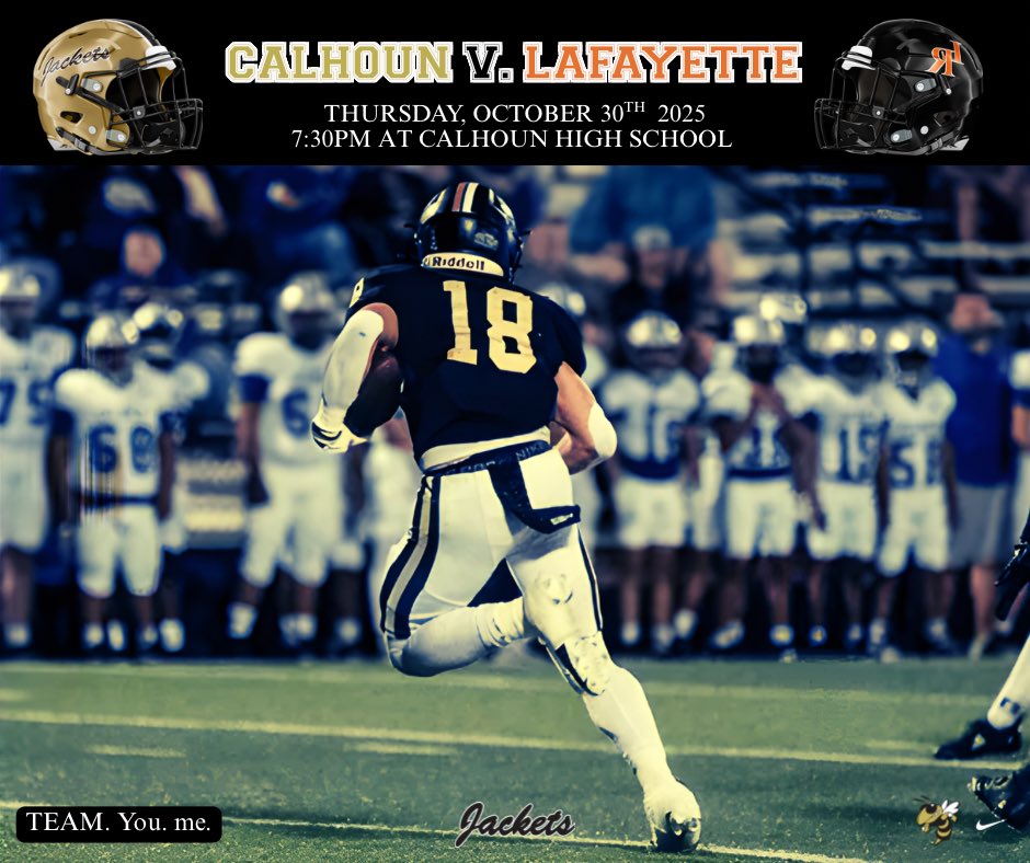 CHSJacketsFB's tweet photo. 🚨 Game Week 🚨

Game will be played on Thursday Night at 7:30pm!

#TEAMYoume

#WAC https://t.co/qtnLrUxufY
