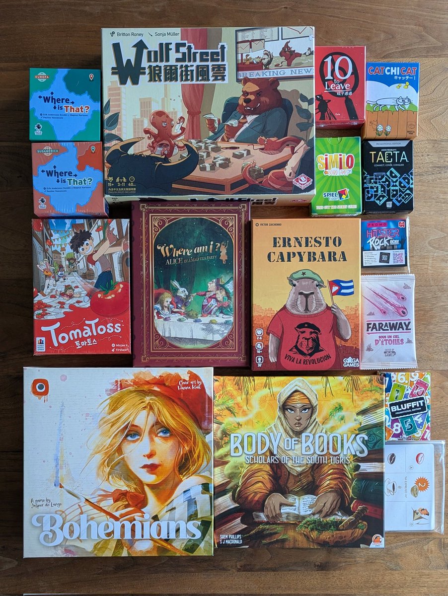 Venga, va, que yo también quiero compartir mi botín de Essen #spiel25