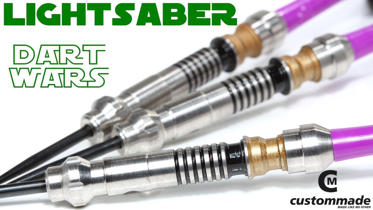 May the darts be with you!  LOL I finally found them, so here ya go, the LIGHTSABER darts by <a href="/CustomMadeDarts/">Custom Made Darts™</a> COOL! Check em out here: youtu.be/aXaZ527ahCc

Happy Darting! :)

#darts #StarWars #cool