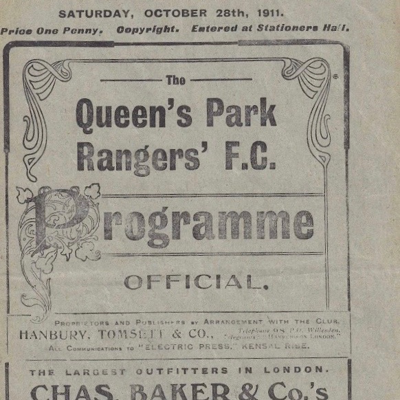BushmanQPR's tweet photo. #OTD in 1911 @QPR 4-1 @WestHam Dan McKie, Arthur Smith, Teddy Revill and Arthur Thornton score for #QPR in front of 25,000 at Park Royal. #QPRhistory https://t.co/VEHjwKWnd4