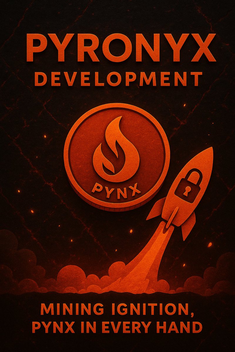 pyronyx5959's tweet image. 🔥 Pyronyx Development is heating up!
Our Ignition Mining System is live — the spark to get $PYNX into every hand.
Forged in fire. Fueled by the future. 🚀🔥

Check the ignition and the documentation page of the pyronyx website for more info.

#Pyronyx #PYNX #Crypto #Mining #Web3…
