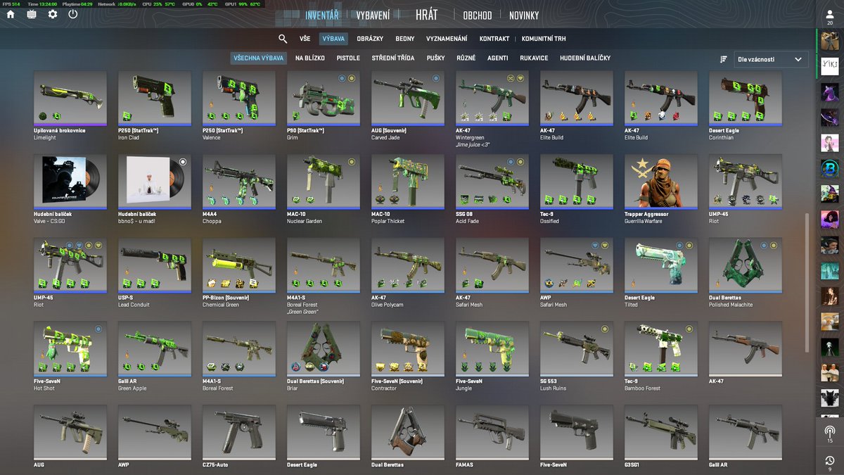 EyeCs2's tweet photo. still love my skins no matter what.
i never planned to sell them for profit honestly (most of them)
i will keep them no matter what,even my combo goes down to 30 $ lmao.
i will wait easily few months/years when prices go back and if not, then not (impossible)
#comebackisreal https://t.co/jjCfPptOPY