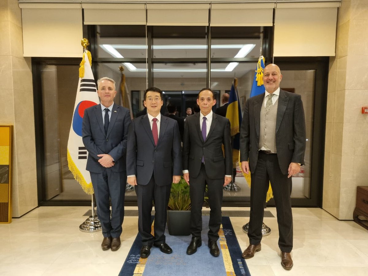 📌Los embajadores del Grupo MIKTA 🇲🇽🇮🇩🇰🇷🇹🇷🇦🇺en Ucrania 🇺🇦 nos reunimos la semana pasada con el fin de analizar oportunidades de acción conjuntas 🫱🏼‍🫲🏼