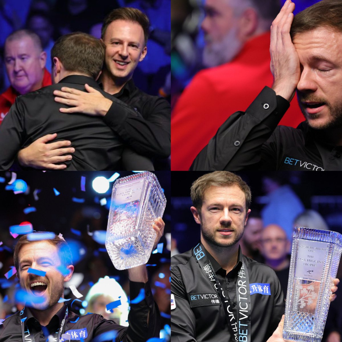 Snooker147Lover's tweet photo. Don't cry because it's over, smile because it happened.
The most special night in snooker history.
#NIopen @juddtrump @JackLisowski https://t.co/iUVOICv26Y