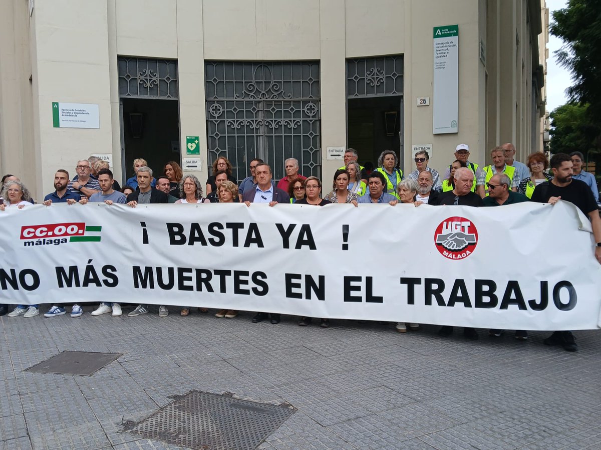 20 personas trabajadoras han fallecido durante su actividad laboral en #Málaga

#CCOOMálaga insiste en la importancia de las medidas preventivas en todos los puestos de trabajo, unas medidas que garanticen la salud de los trabajadores y trabajadoras

➕ goo.su/Uqy7Ly