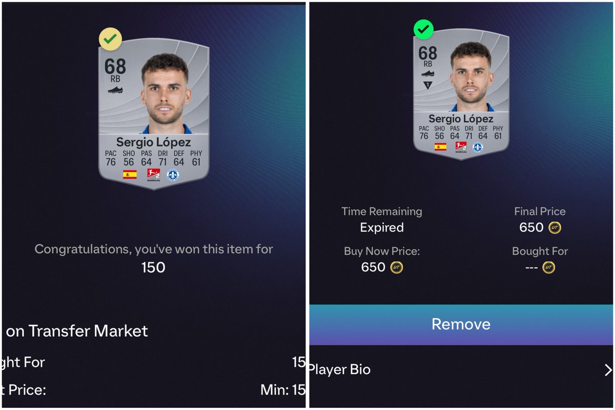 KillerFutCoins's tweet photo. My Silver investment from Thursday making 2-4x returns !

If you are on low budget 10-500k, it’s the best way to double or tripple your coin balance! 

Like 🔁 Retweet 🔔 Follow and Comment ‘Done’ below 👇 

I’ll send my silver trading strategy + list straight to everyone’s DM 💌 https://t.co/lmVc5Rakco