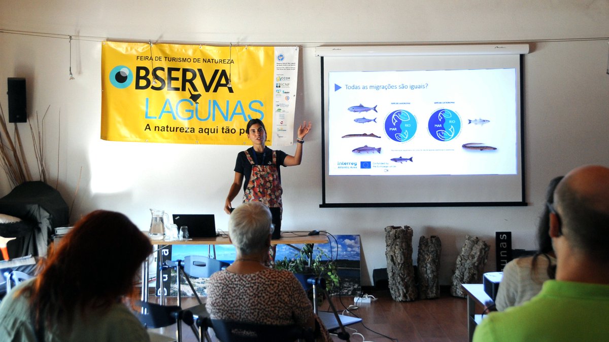 DiadSea's tweet image. 📍On October 18-19, the #DiadSea project participated in the #ObservaLagunas Fair. @MAREscience (@univdeevora) carried out different activities to raise awareness about #migratoryfish, like a talk and a game for children.
Funded by @AtlanticArea, endorsed by @UNOceanDecade.