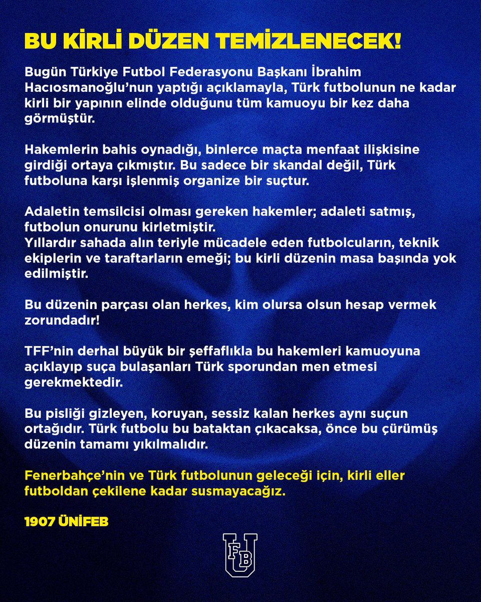 BU KİRLİ DÜZEN TEMİZLENECEK!