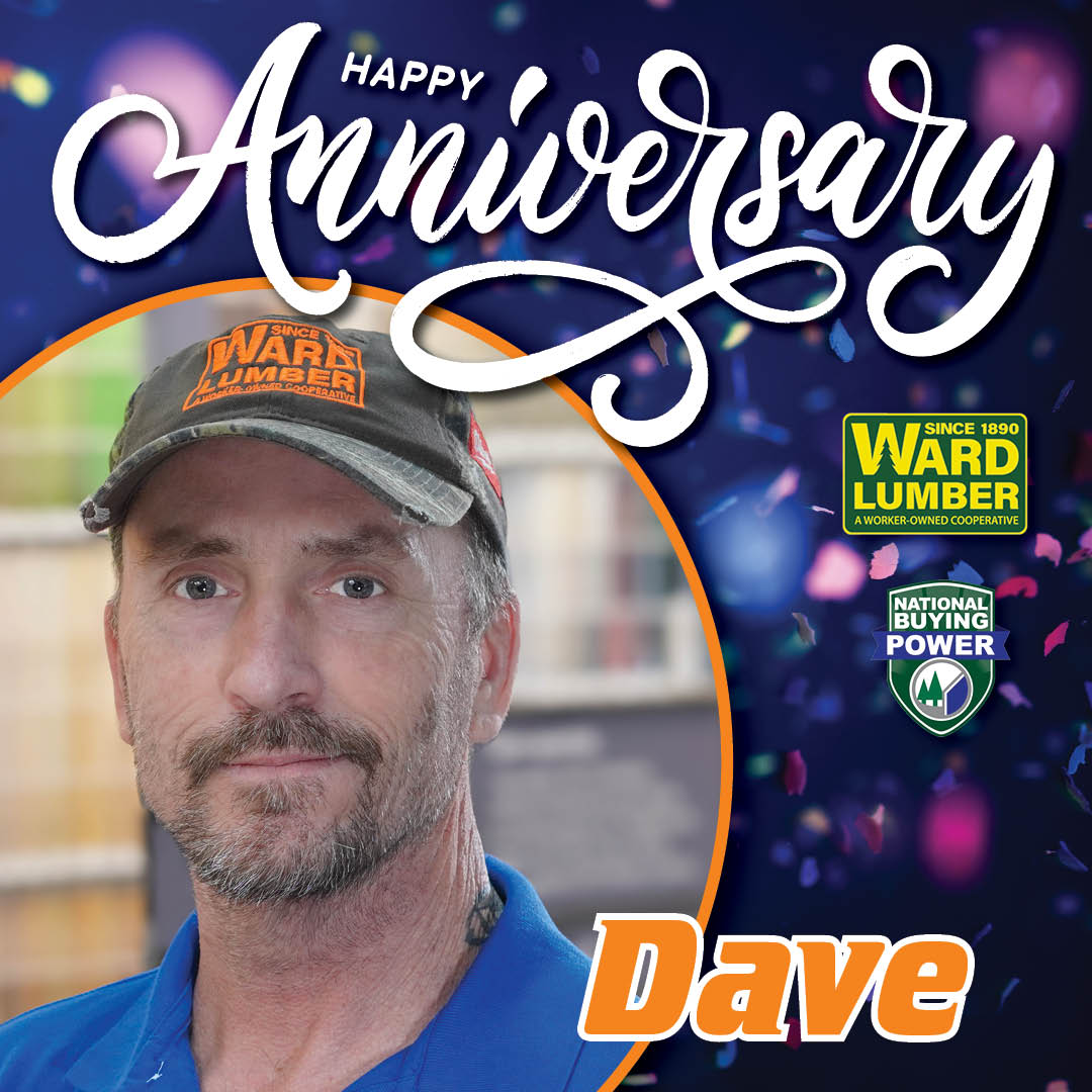 wardlumber's tweet image. 🎉 Happy 3-Year Anniversary, Dave!
Thanks for everything you’ve done over the past three years. Here’s to more great work ahead!
#HappyWorkAnniversary #WardLumberStrong #WorkerOwned #ADK #NorthCountry