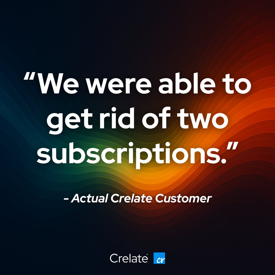 CRELATE's tweet image. 💬 “We were able to get rid of two subscriptions.”

That’s the power of Crelate&apos;s Discovery Agent - better candidates, faster searches, fewer tools.

👉 See how it works: bit.ly/3LqDWik

#Recruiting #Crelate #DiscoverAgent