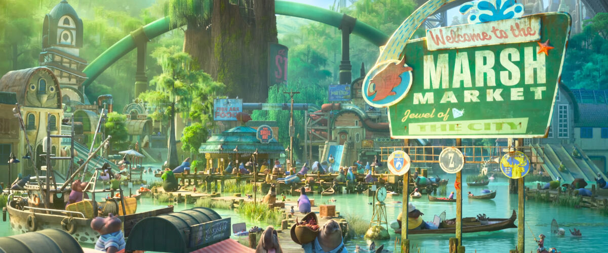 ArielqueenMimie's tweet photo. ในตัวอย่างหรือภาพโปรโมท Zootopia 2 หลายคนจะเห็น ตลาดที่คึกคัก แผงขายของลอยน้ำ และเหล่าสัตว์ 

นี่คือ “มาร์ชมาร์เก็ต” (Marsh Market) เขตใหม่ล่าสุดของเมืองซูโทเปีย แต่สถานที่แห่งใหม่นี้คืออะไร สำคัญยังไงกันแน่ มาอ่านกันว่าดีไซน์เมืองเจ๋งแค่ไหน! (ต่อในเธ��ด) https://t.co/bvG6W3sKL7