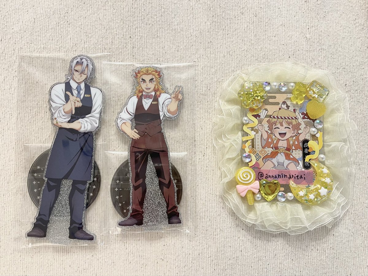 【交換】鬼滅の刃 ufotable MOCKTAIL BAR GINZA モクテル 両面アクリルスタンド アクスタ

譲：煉獄、天元
求：実弥

🌼初回プロカ必読

友人分で求めております。検索からもお気軽にお声掛けお待ちしております。