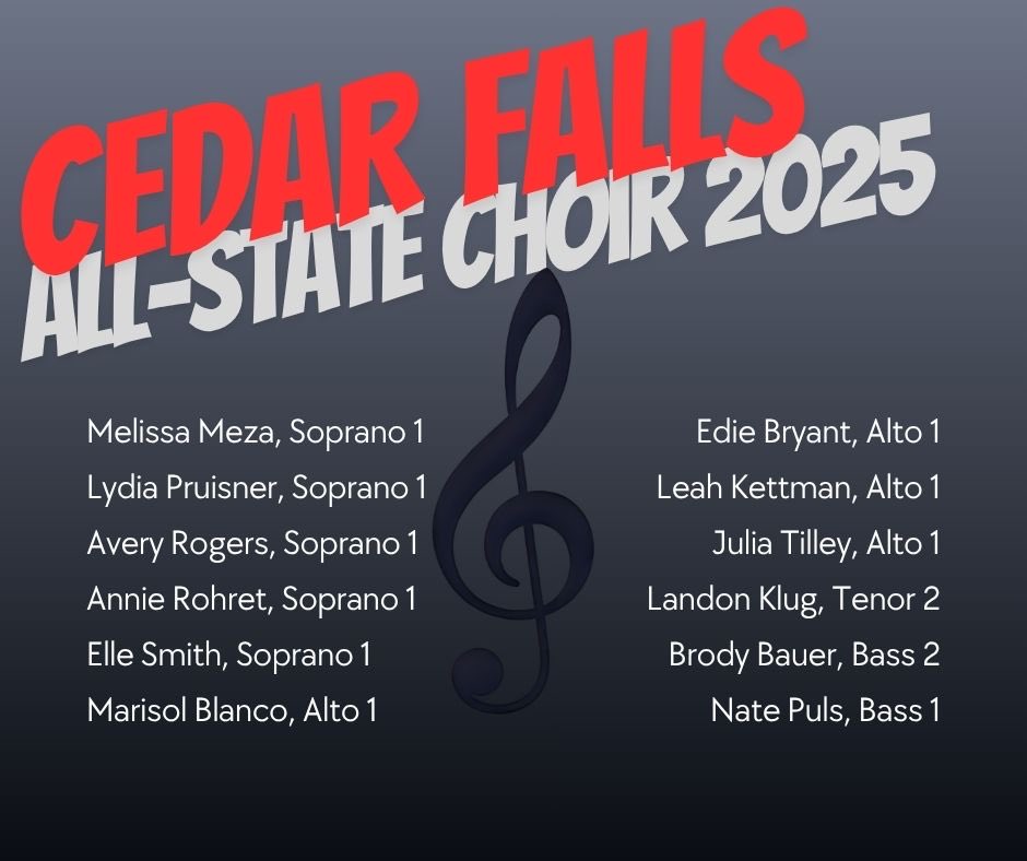 CFHSBand's tweet image. All-State Band, Choir, and Orchestra 2025. Congrats to all!