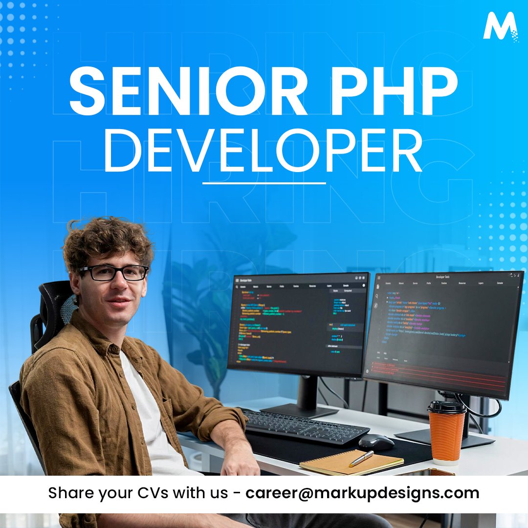 markupdesigns's tweet image. Code. Create. Collaborate.
We’re growing our tech team! 🚀
👨💻Senior PHP Developer (5–8 years)
📱React Native Developer (4–6 years)
Drop your resume at career@markupdesigns.com
#Hiring #JoinOurTeam #WeAreHiring  #WebDevelopment #AppDevelopment #LifeAtMarkup #MarkupDesigns