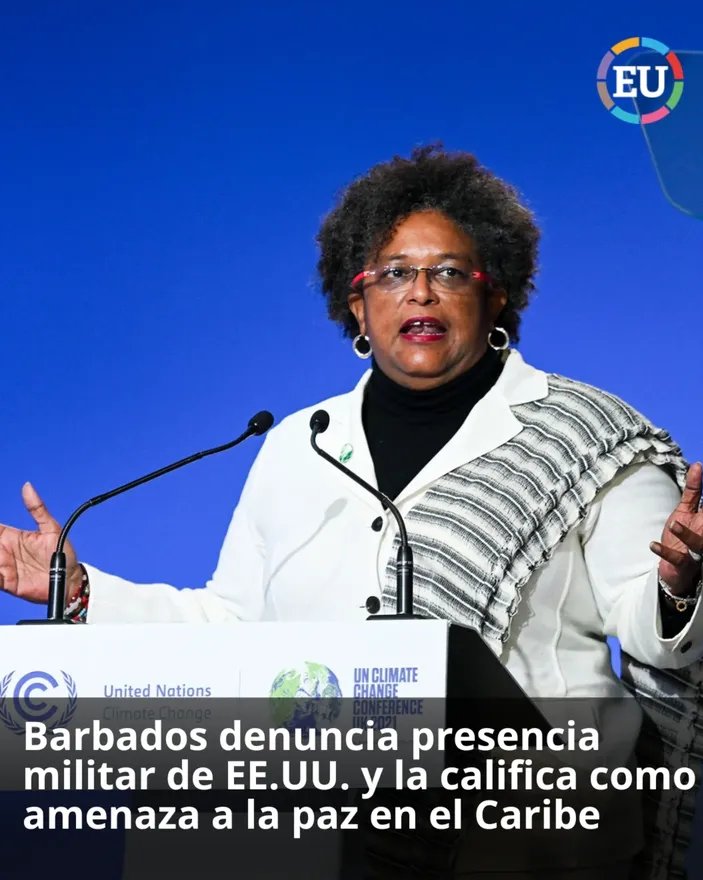 Barbados se planta ante las amenazas de guerra gringas en el Caribe. "Hay que resolver ya, no antes que comience la guerra"