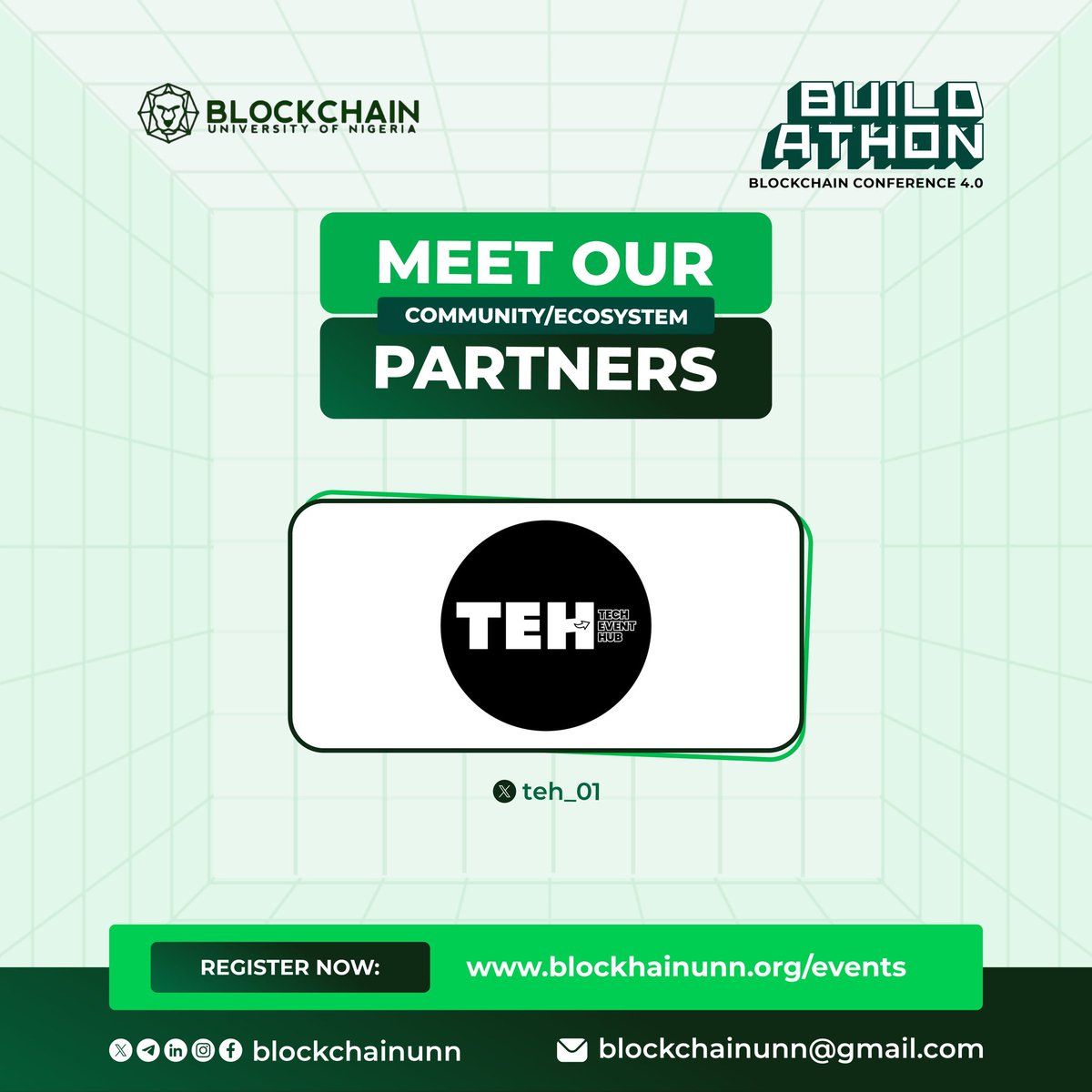 🚀 Buildathon 2025 is less than 2 weeks away, and the excitement is through the roof! 🎉

We’re glad to be onboard as a Community Partner for this epic experience! 💻⚡

🔗 Register now: blockchainunn.org/events

Hackathon plus Conference from 3rd-8th Nov, 2025!

See you there 🔱